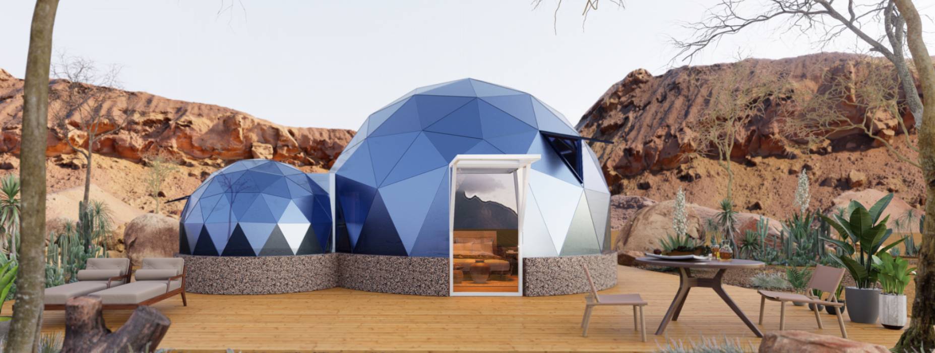 内乡县球形智能光伏玻璃星空房